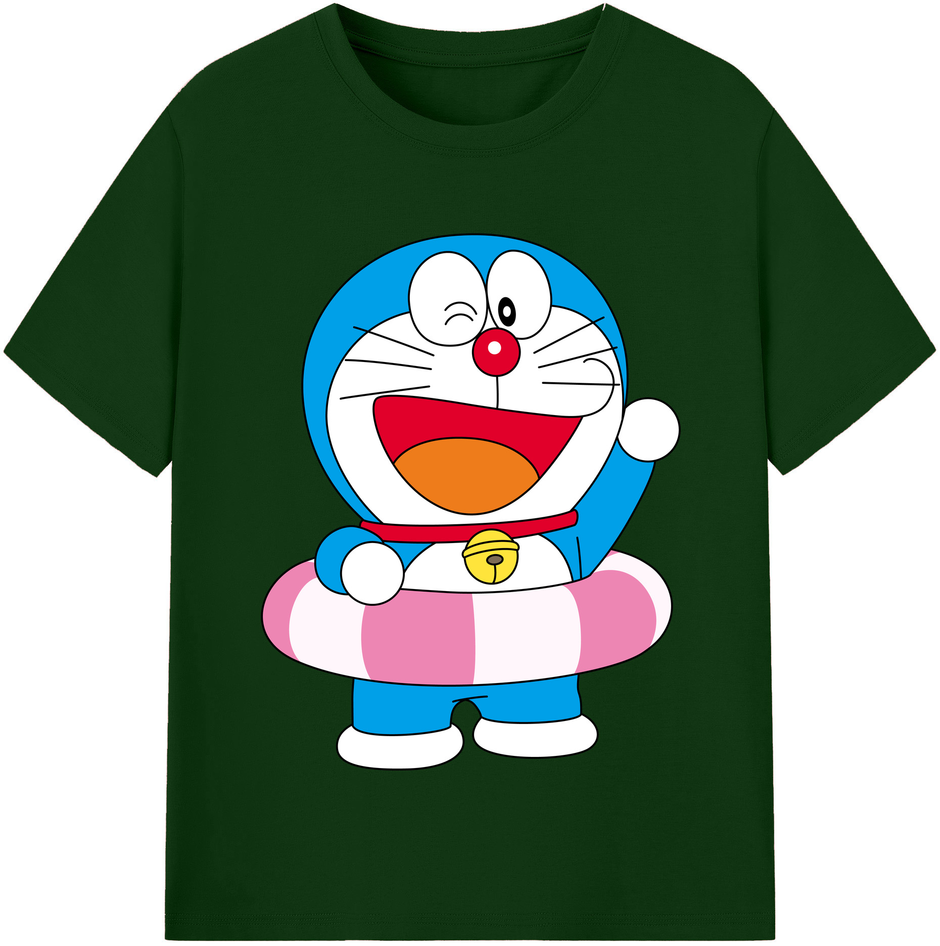 （画像用） ドラえもん Doraemon 綿100％半袖Tシャツ（フロントプリント）